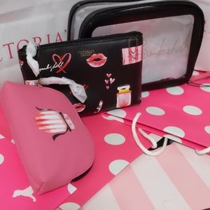 victoria secret cosmetic larg bag /